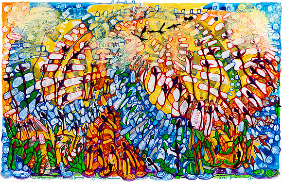 Stepping Stones to My Groovy Garden/A Procession