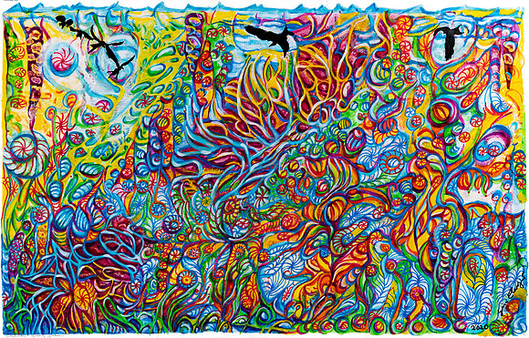 Chaotic Groovy Garden