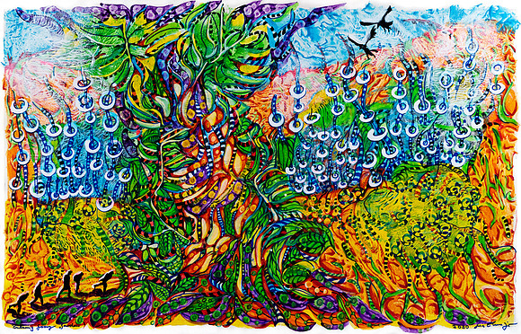 Pulsing Groovy Garden