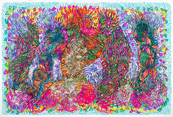 Women in Swishing Skirts (SOLD)