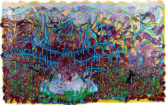 The Fountain in My Groovy Garden